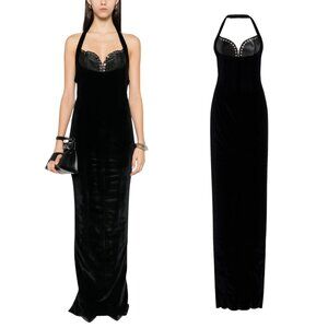 LUDOVIC DE SAINT SERNIN grace maxi dress SIZE LARGE